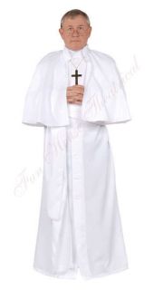 POPE HALLOWEEN COSTUME Religious Bibical Bible Robe Adult Men 28161