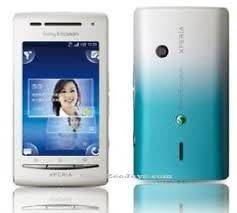   Sony Ericsson XPERIA X8 Aqua Blue & White Unlocked Smartphone Mobile