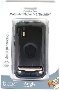 AG PHTN BK Trident Motorola PHOTON 4G/Electrify Aegis Case (Black)
