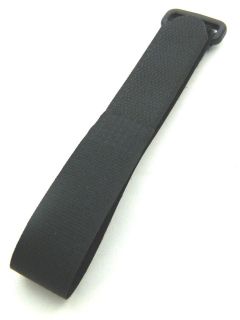 Black Velcro W/ Buckle Fast Wrap Watch Band 12 16 18 mm