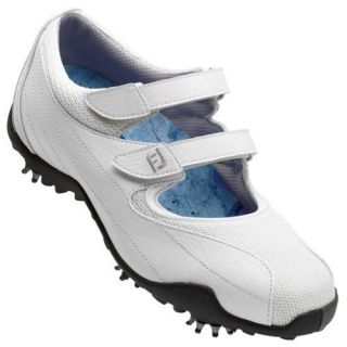 FOOTJOY WOMENS LOPRO VELCRO GOLF SHOES WHITE 97115 NEW