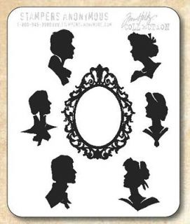 Tim Holtz ARTFUL SILHOUETTES Cling Mount Stamp Set   CMS137   Brand 