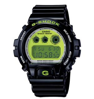 DW6900CS 1 G Shock Classic Mens Digital Watch Blk Green Face Water 