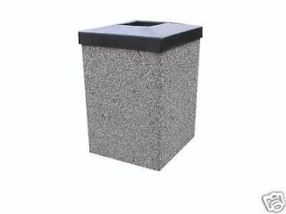 Trash Garbage Cans and Litter Receptacles for Outdoors