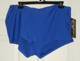 New Womens Catalina Royal Blue Boyshorts swim shorts bikini bottom XL 