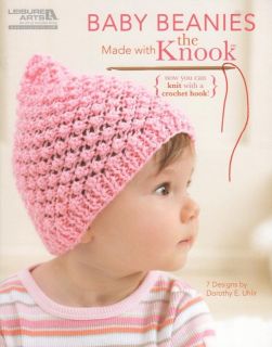 Baby Beanies Made with the Knook Crochet Hook Knit Knit
