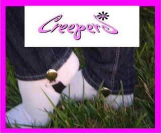 CREEPERS 3 Pairs   Stirrup jean clips worn inside your boots