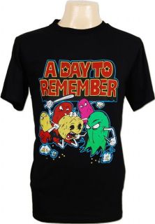Day To Remember Jeremy McKinnon ADTR Pac Man Emo Punk T Shirt S,M,L 