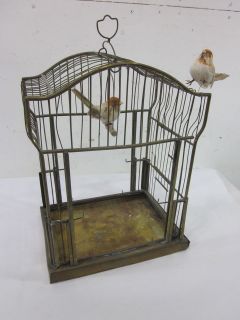 Vintage Brass Birdcage for Decorative Use