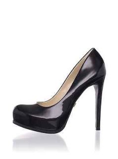   Irene BLACK Platform Pumps Shoes Heels Patent Leather Stiletto