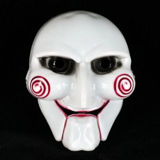 Wholesale Full Mask Face white Cosplay Saw Puppet Masquerade Horror 