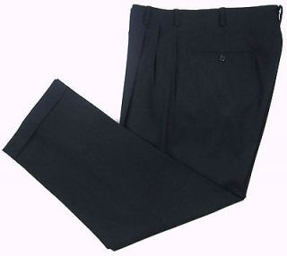   Highest Quality Navy Super 150s Wool Dress Pants 32 x 29 MSRP $795