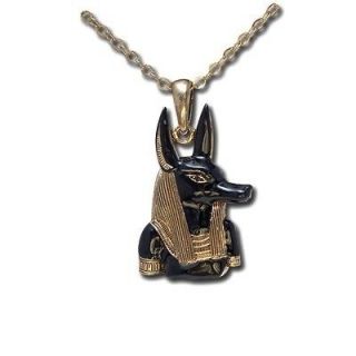 EGYPTIAN ANUBIS NECKLACE JEWELRY. ANCIENT EGYPT PENDANT