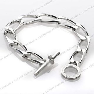 Pianegonda Silver Chain Link Cross Bracelet