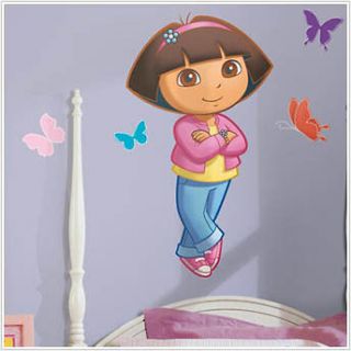   BiG Mural Wall Stickers Room Decor BUTTERFLIES Decals Doll RM3