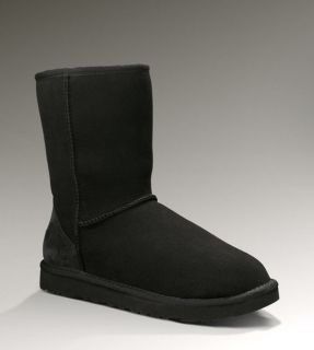FINAL SALE UGG Australia 100% Authentic Classic Short Boots Black 