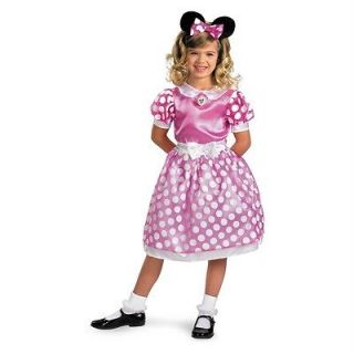MINNIE MOUSE Clubhouse Pink Child Toddler Costume  Size: 3T 4T 