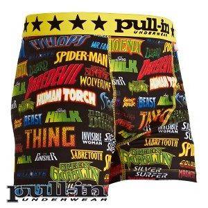 Pull in Mens Heroe Tag Boxers   Multicolour