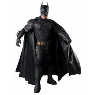 RU56214XL Batman Latex Suit Adult Belt Cod Piece Cape Cloth Shirt 