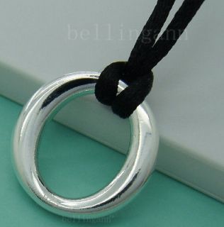 2012 Christmas Gift Solid Silver Letter O Pendant Vintage Chain 