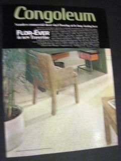   design image of room w/ Congoleum Sheet Vinyl Flooring 1977 Print Ad