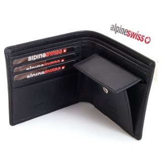 mens leather bifold wallet in Wallets