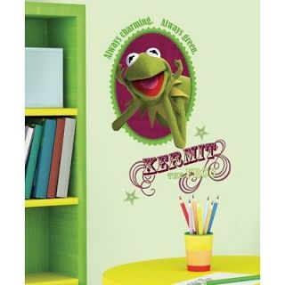   KERMIT THE FROG WALL DECALS The Muppets Room Stickers Decorations