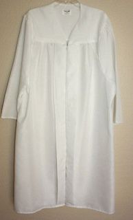 WHITE GRADUATION GOWN Robe ANGEL COSTUME Short 47 49 Matte Choir 