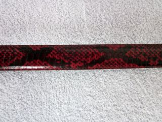 GENUINE RED PYTHON SNAKE SKIN MENS BELT ALL SIZES ARE AVAILABLE NEW