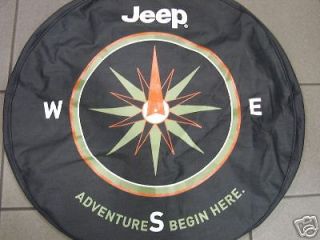 Brand new Jeep Spare tire cover with compass logo denim mopar 