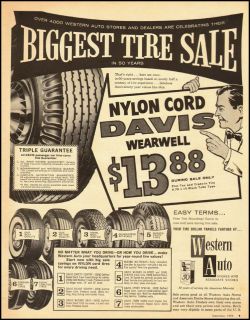 1959 vintage ad for Westewrn Autos Biggest Tire Sale!  071312