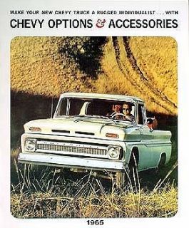 1965 Chevrolet Truck Accessory Catalog Set Pickup Panel Suburban Van 