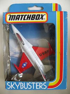 MATCHBOX SKYBUSTERS SB 24 USAF F 16 FIGHTER JET PLANE   MIB. 1981