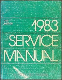 1983 Dodge Ram 50 Pickup Truck Repair Shop Manual Gas Diesel Original 