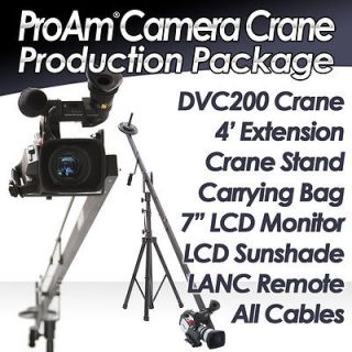 ProAm 12ft / 8ft DVC250 Camera Crane Jib Production Package, Full Kit 