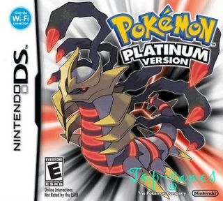 Hot Sell Pokemon Platinum DS English Version Video Game Free Shipping