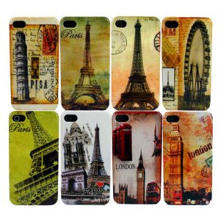 Cool 8pcs New Beautiful Hard Back Cover Case for Iphone 4S CA29