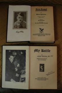 wwII the german book MEIN KAMPF by Adolf Hitler 1934, in german and 