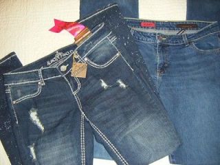 NEW ALMOST FAMOUS JEANS LOT AG ADRIANO GOLDSCHMIED DONT MISS ME