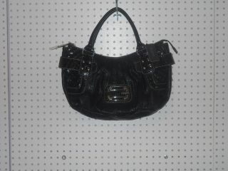 Brand New Guess Black Aaliyah Handbag Purse Satchell Bag MSRP $120.00
