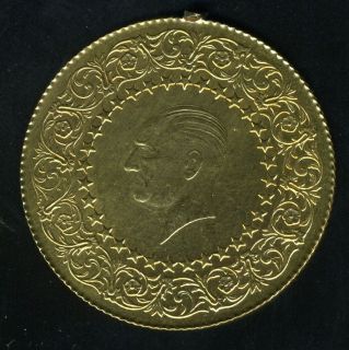TURKEY 100 KURUSH 1970 MONNAIE DE LUXE GOLD COIN AS SHOWN