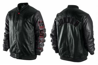 jordan leather jacket in Coats & Jackets