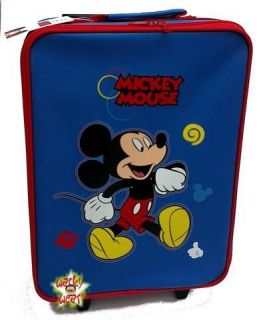   Retro Mickey Disney Trolley Pull Handle Suitcase Retro Kids NEW