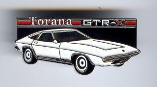 GTR X Torana the car that never was paint filled Chrome Badge.Lapel 