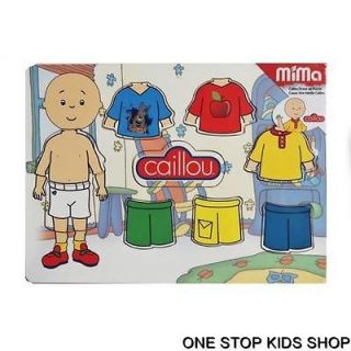 CAILLOU Boys Girls WOODEN Dress Up PUZZLE Toy Game PBS Kids