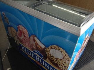 Ice Cream Display Merchandiser Freezer Glass Door Chest Freezer Clean