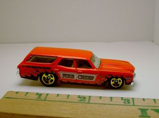 HOTWHEELS 1970 CHEVY CHEVELLE SS FIRE CHIEF STATION WAGON HARD TO 