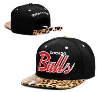   Chicago Bulls Leopard Snapback Cap& Hats Hip Hop adjustable cap