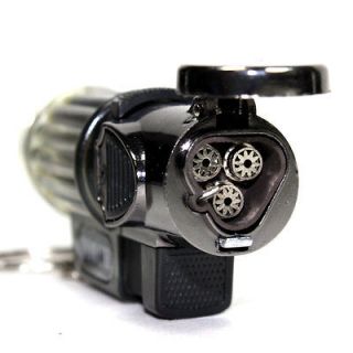   Jet Flames Butane Torch Cigar Lighter with Hands Free Flame Lock