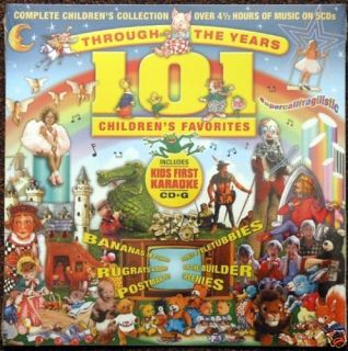 101 CHILDRENS FAVOURITES 5 CD Set party pop songs NEW